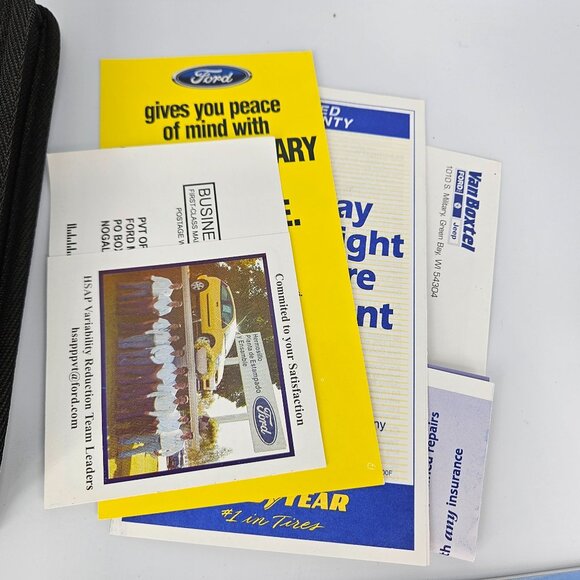 Ford 2003 Escort ZX2 Car Auto Owner Manual User Guide Maintenance Extras Case - Picture 5 of 11